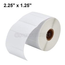Etiquetas térmicas directas de 2,25" x 1,25" 1000 etiquetas de códigos de barras UPC para impresora Zebra