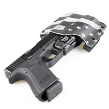 OWB Holster for Handguns with TLR-8 - 50+ Gun Models - USA SLANTED B&W
