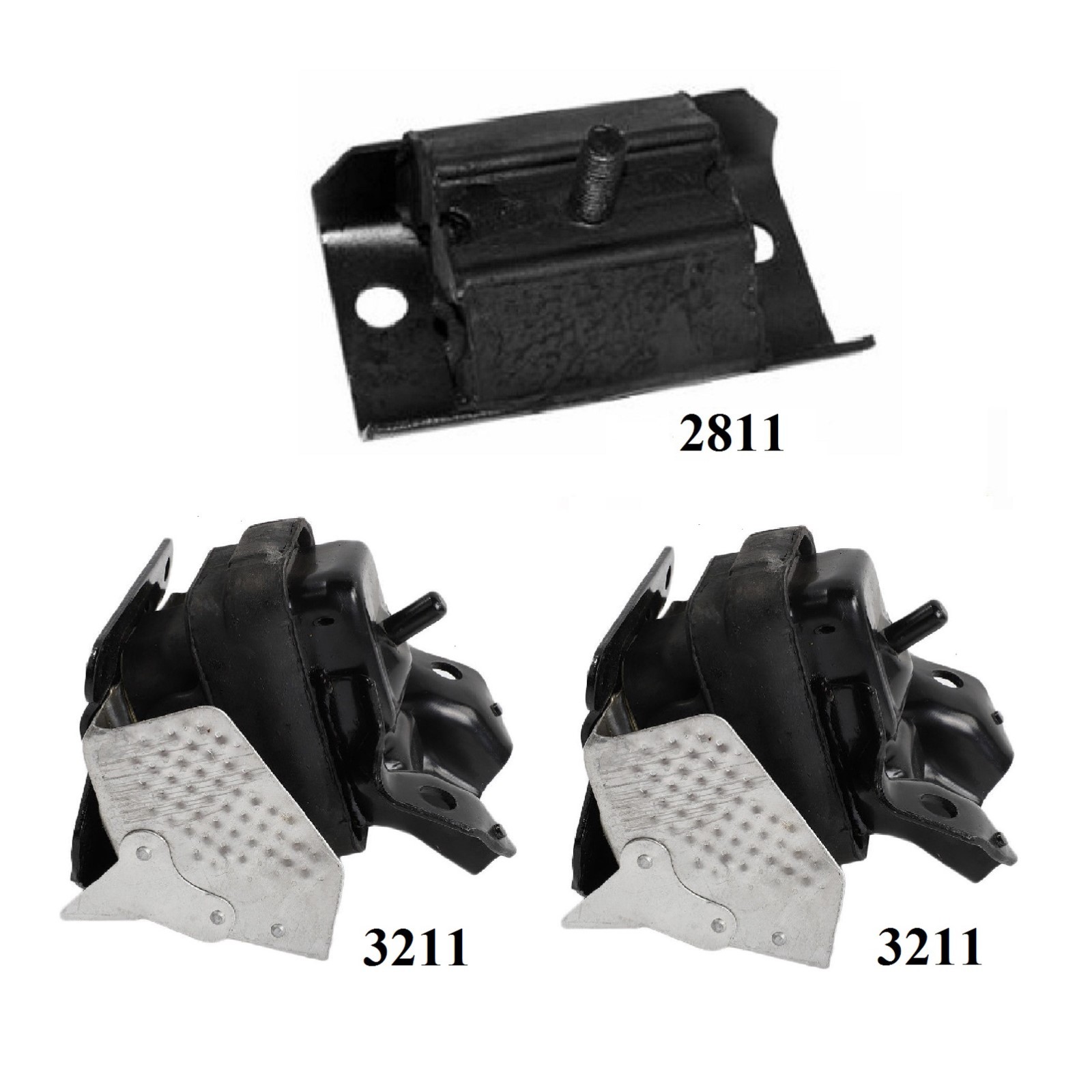 3 PCS FRONT MOTOR & TRANS MOUNT FIT 20102014 GMC Yukon XL 1500 2WD; 5.3L & 6.2L eBay