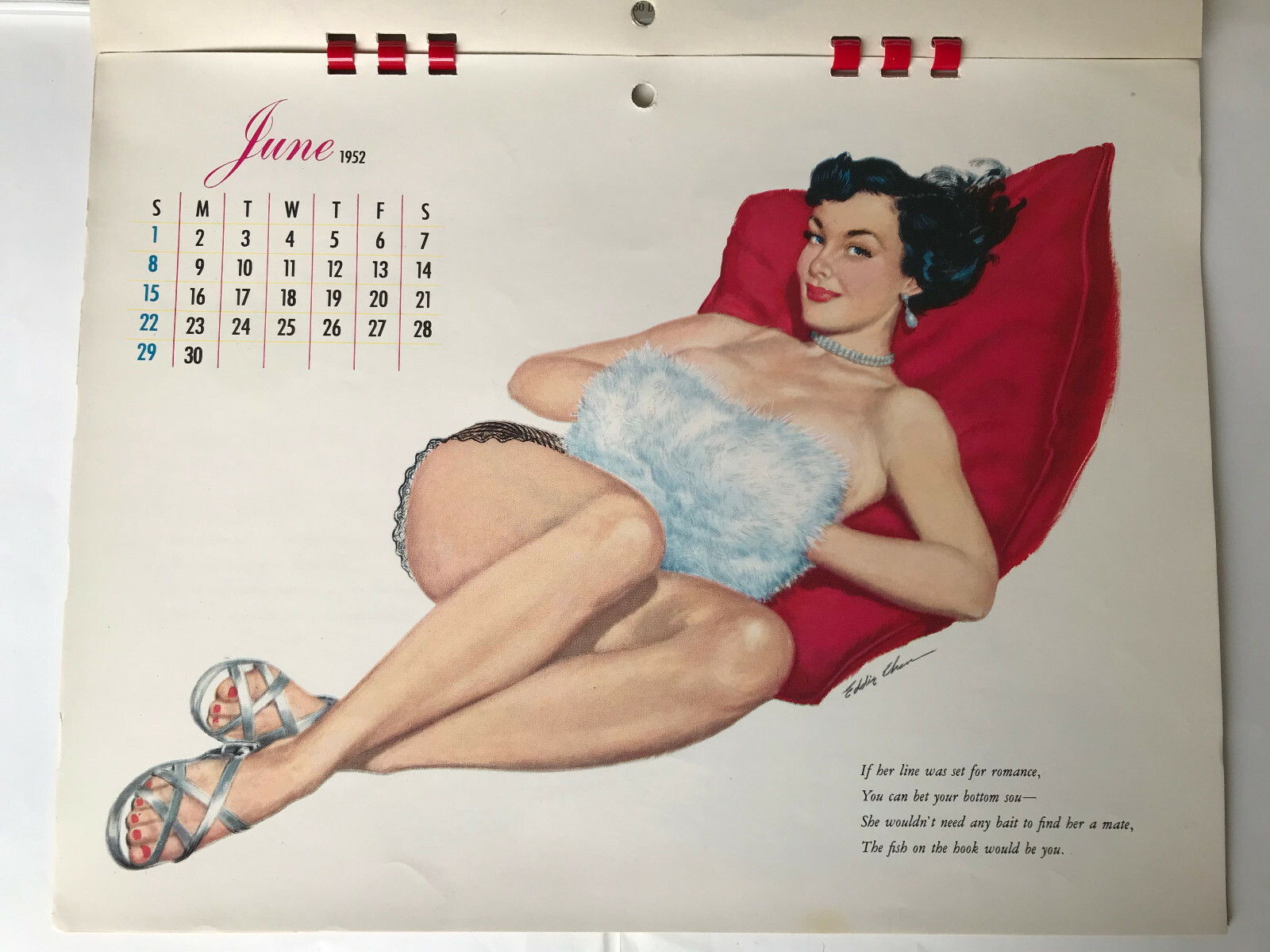 1952-100-esquire-mag-original-pinup-calendar-calendar-calendar