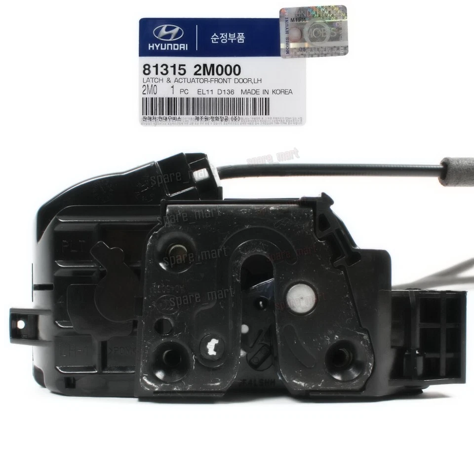 Atuador de trava de porta dianteiro esquerdo 813152M000 para Hyundai Genesis Coupe 2010-2016 - Imagem 2 de 4