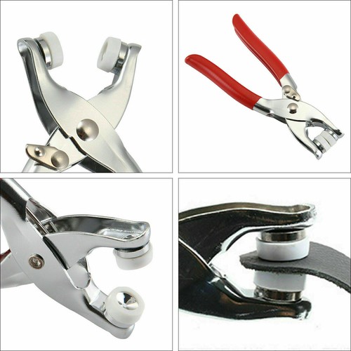 200pcs Heavy Duty Snap Fasteners Press Studs Kit +poppers Leather Button Tool - Picture 9 of 9