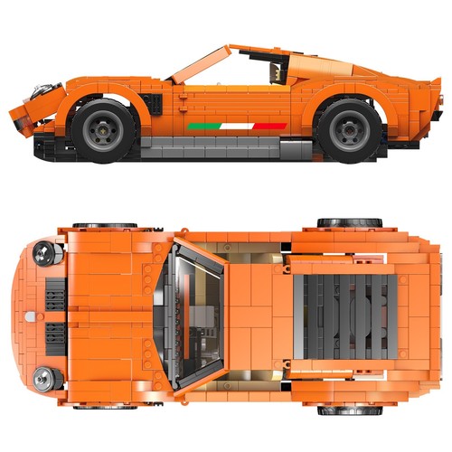 Mould King 10116 Miura Sportwagen Rennen Bausatz Klemmbausteine Modell Spielzeug - Bild 7 von 8
