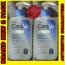 Cerave Baby Wash And Shampoo 8.0oz/237ml 2PKS AUTHENTIC
