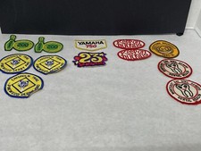LOT - 12 Vintage Embroidered Patches - Various Themes