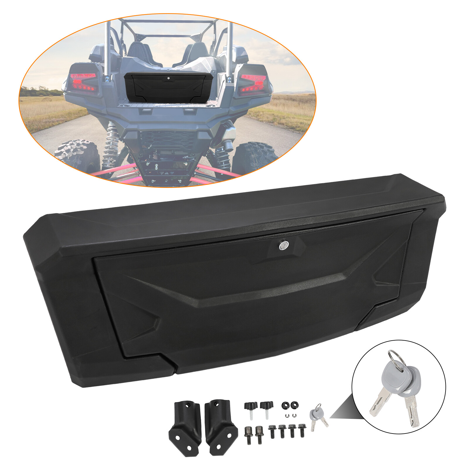 Tail Storage Box For Kawasaki 2020-2025 Teryx KRX & KRX4 1000 Rear ...