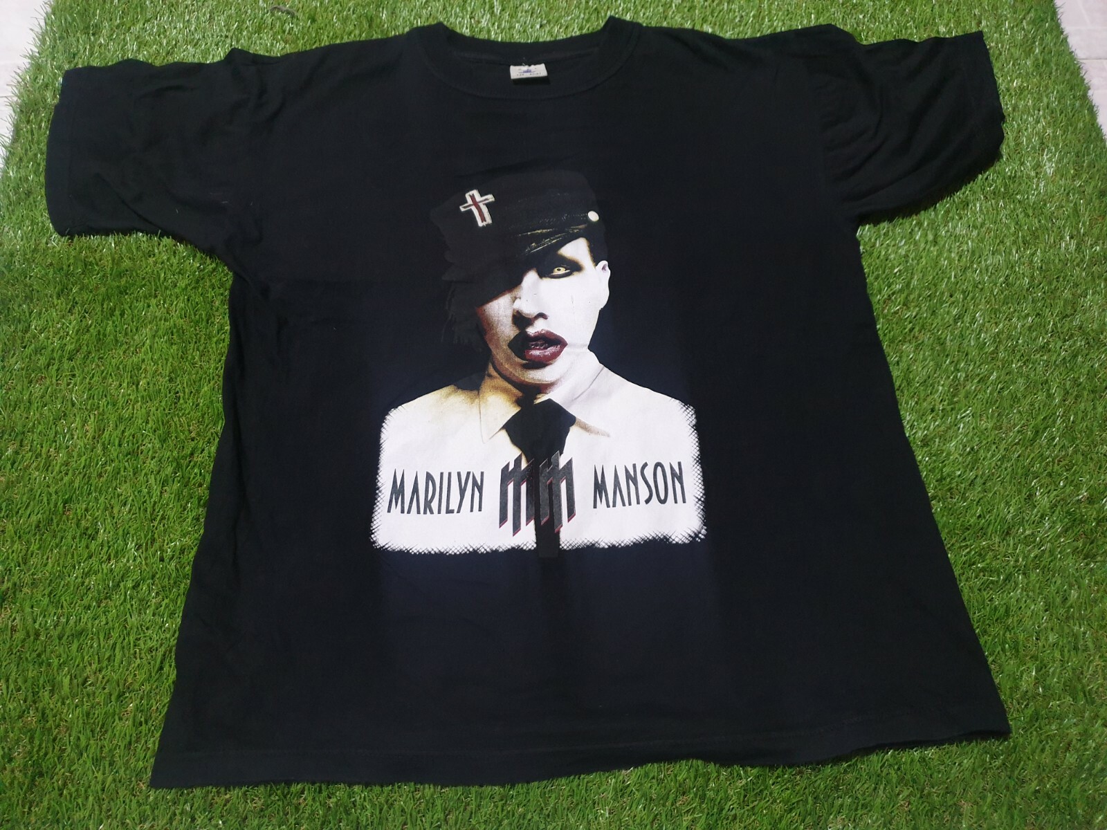Rare Vintage 2000 Marilyn Manson T-Shirt Size L - Gem