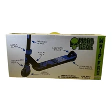 Madd Gear WhipnPro Stunt Trick Scooter Skull Blue/Black 8+ (80-220lbs)