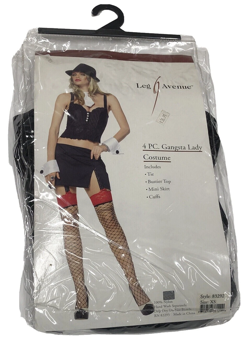 Gángster Traje Completo Leg Avenue disfraces para mujeres