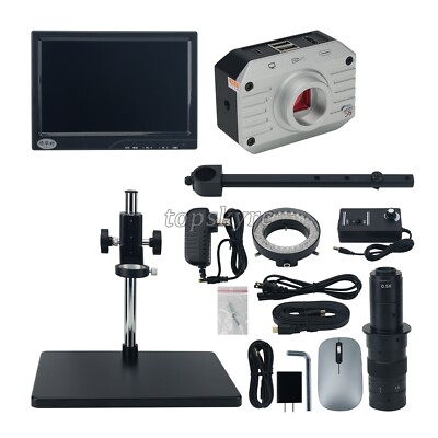 21-135X 2K Digital Microscope Video Microscope 10'' f/ PCB Circuit SHL-10A-5609#