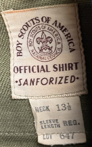 Vintage Boy Scout Outfit Shirt Pants, NECKERCHIEF Belt CLEAN ORIGINAL - Picture 10 of 11