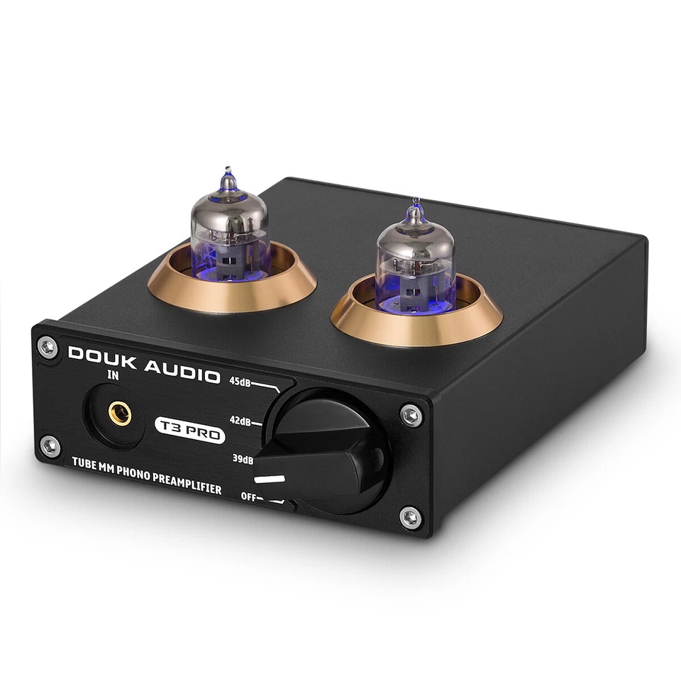 HiFi MM Phono Vorverstärker Phonovorstufe Plattenspieler Mini Stereo Tube Preamp
