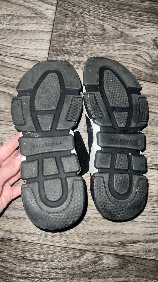 BALENCIAGA Mid Speed Black/Pink Clear Sole US 10 Sock BALENCIAGA Mid Speed Black/Pink Clear Sole US 10 Sock