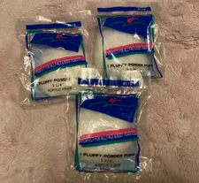 Casaro Labs Luxury Fluffy powder puff Applicator lot of 3