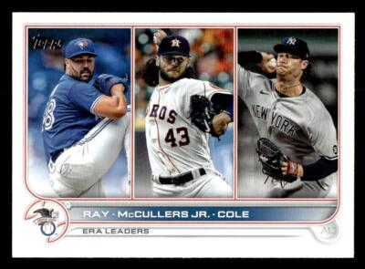 2022 Topps #283 (Robbie Ray / Lance McCullers Jr. / Gerrit Cole)  Card