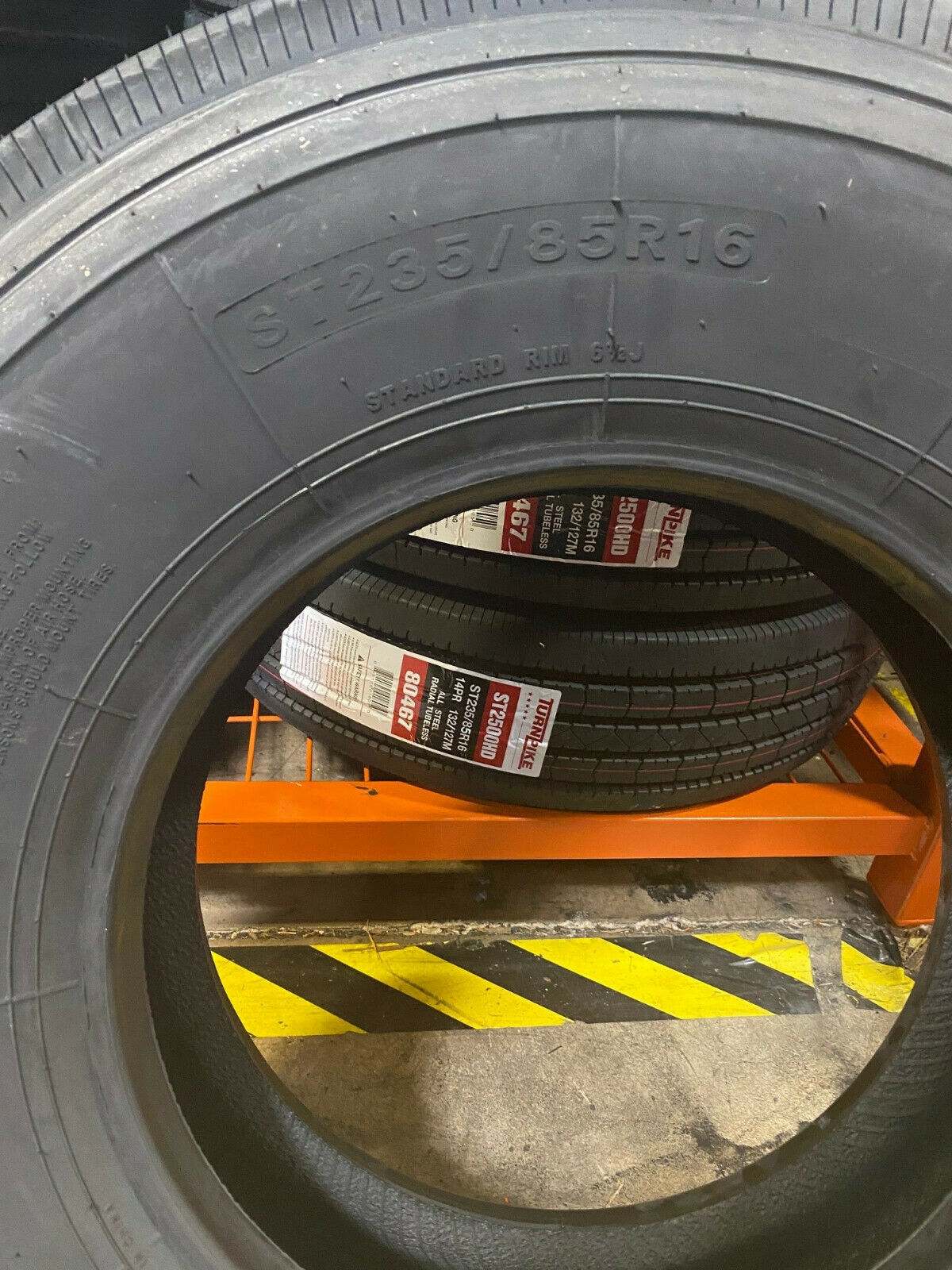 2 NEW 235/80R16 Turnpike ST2500 All Steel trailer Tire 235 80 16