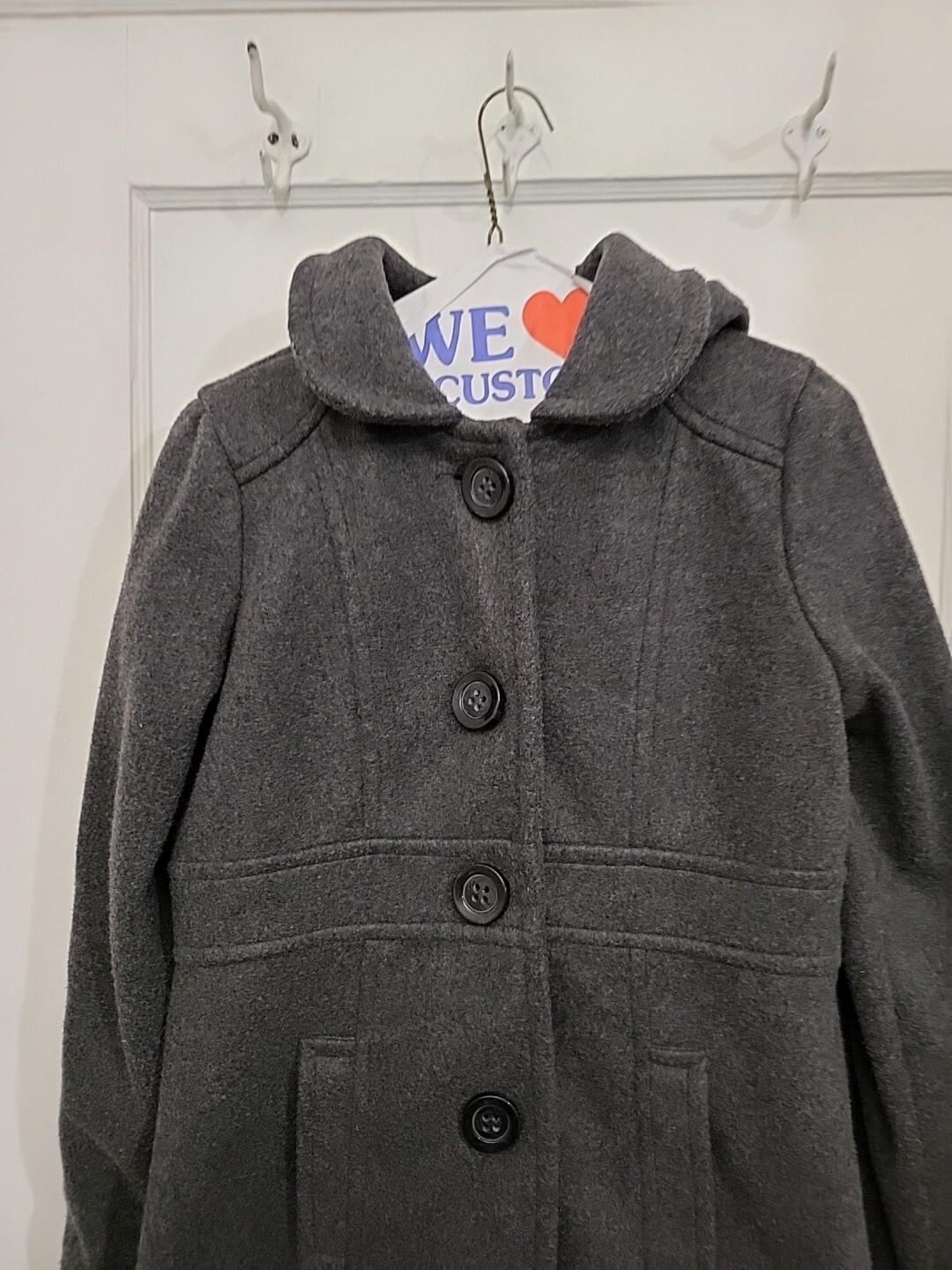 Be Cool Basic W / Removable Hood  Gray Coat  Wome… - image 2