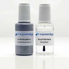 Touch Up Paint Pen For Hyundai SU9 STONE BLUE 20ml + Clear Coat 20ml