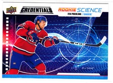 19/20 CREDENTIALS...RYAN POEHLING...ROOKIE SCIENCE...# RS-02...CANADIENS