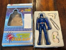 Very Rare Shine Superman Army Excel Alloy Power Rangers KO BLUE Ranger In Box