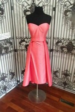 3162  ALFRED SUNG SZ 6 PAPPYA D714 $224  PROM FORMAL BRDESMAIDS GOWN  DRESS