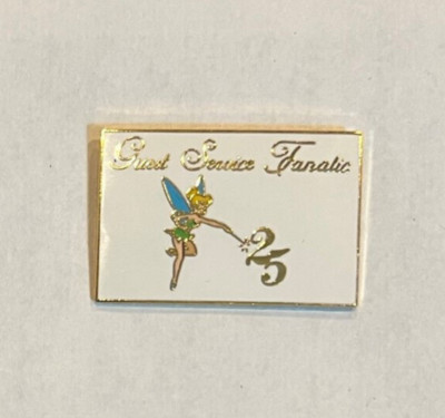 Disney WDW Tinker Bell Guest Service Fanatic 25 Cast Award Pin VHTF