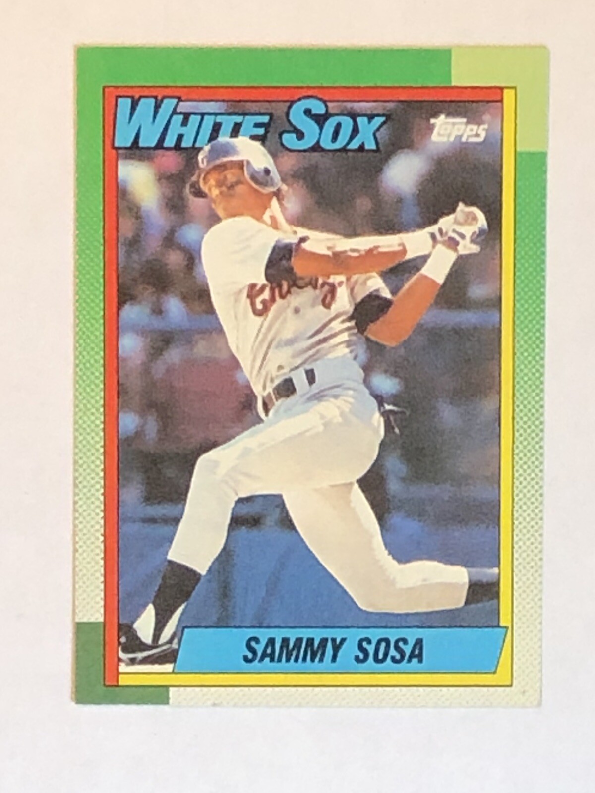 1990 Topps Sammy Sosa Rookie Card #692 RC NM - White Sox, Cubs Star