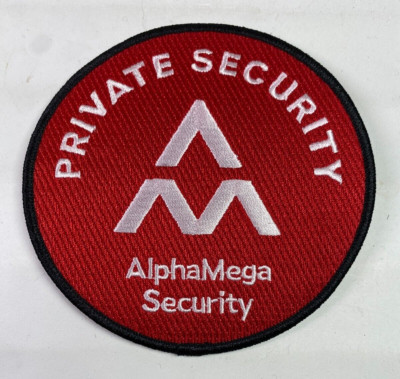 AlphaMega Private Security Pasadena California CA Patch D5
