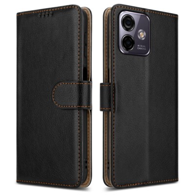 Hülle für Ulefone Note 16 Pro schmale Leder Geldbörse magnetischer Klappständer Handyhülle