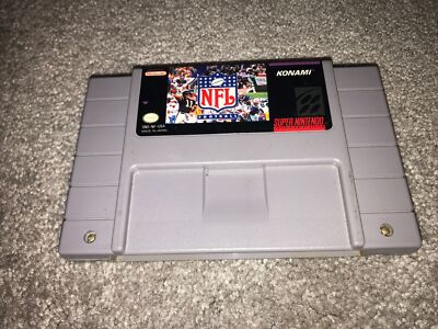 NFL Football (Super Nintendo Entertainment System, 1993) Working Game Only