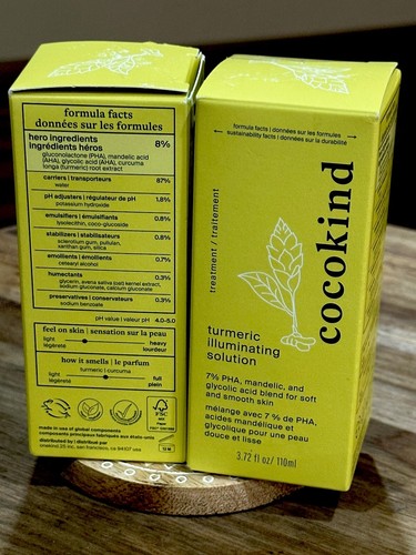 New!!! COCOKIND Turmeric Illuminating Solution 3.72 fl oz- Skin Care - 第 5/7 張圖片