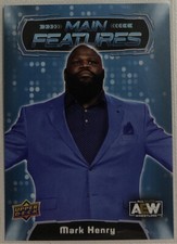 2022 Upper Deck AEW Wrestling Mark Henry Main Features Insert Card #32