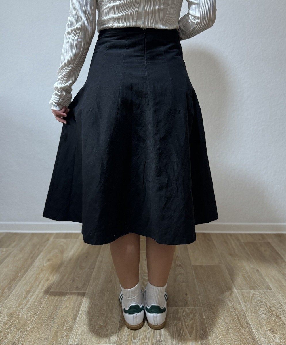 【関税込み】Dries Van Noten ブラック Sinas マキシスカート ARCHIVE DRIES VAN NOTEN CARKAS FRAME MAXI BLACK SKIRT SIZE