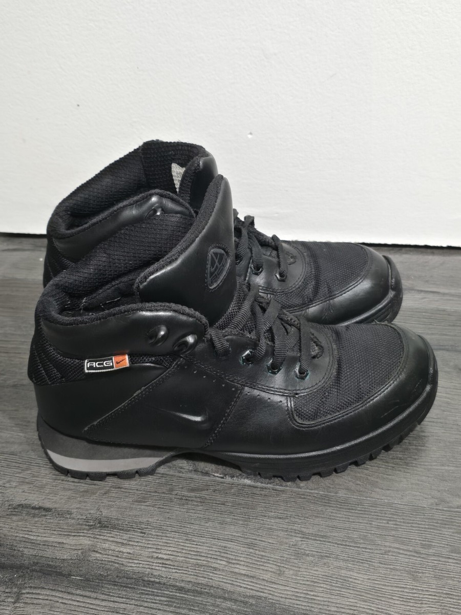 NIKE AIR MAX ACG ALL CONDITIONS GEAR BOOTS BLACK MEN Sz7 Woman Sz8
