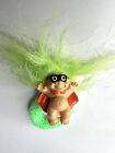 Troll Halloween Trick Or Troll Hair Band By Russ Mask Cape Green Hair Nwt Vtg