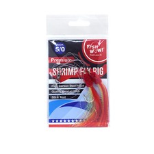 5/0 Fishing Shrimp Fly Rigs Rockfish Rig Ling Cod 2-color Krystal Flash New