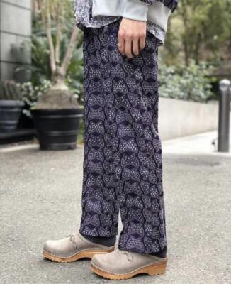 NEEDLES Track Pants 19SS Straight Papillon Black Size-S Used