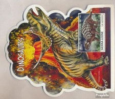 sierra leone sierra-léonais bloc-feuillet 1274 neuf 2017 dinosaures