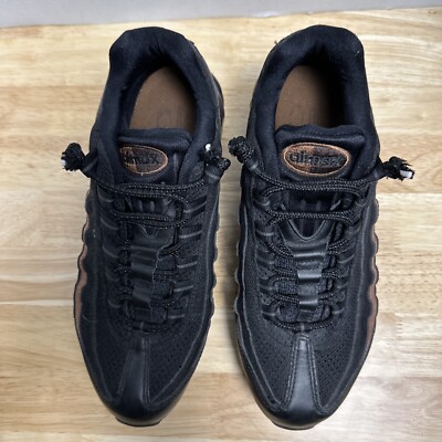 Nike Air Max 95 Black Rustic Bronze Copper Mens Size 8 609048-021