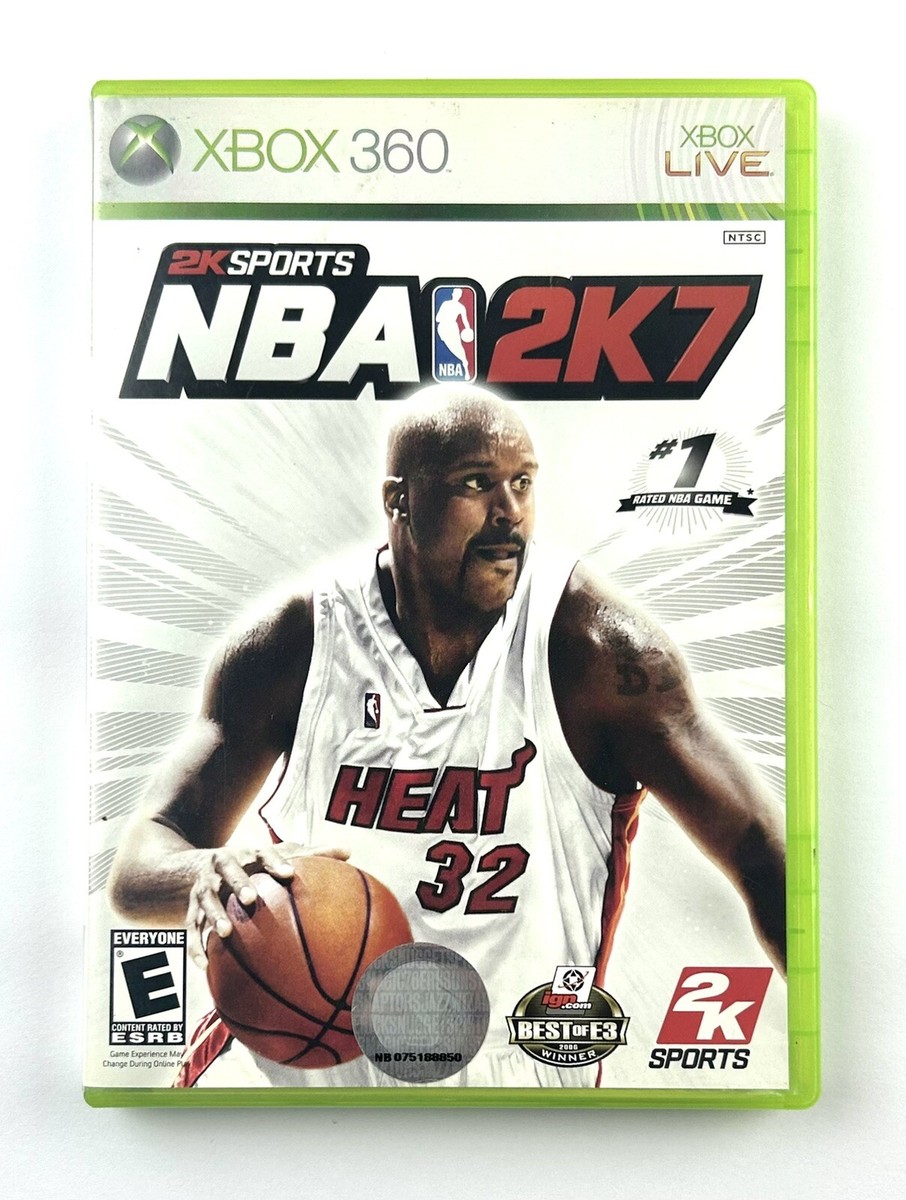 NBA 2K7 Microsoft Xbox 360 Video Game CIB With Manual 710425390609