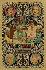 1985 The Golden Girls Movie Poster Print Rose Blanche Sophia Dorothy 🍿