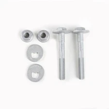 2* Lower Rear Suspension Toe Alignment Eccentric Bolt Nut Kit Fit For VW Golf 