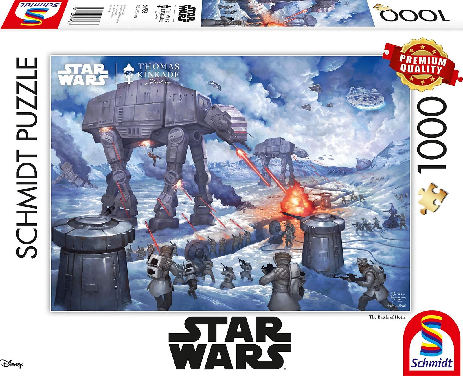 Schmidt Spiele, Thomas Kinkade: Disney Star Wars The Battle of Hoth (1000 pc), P