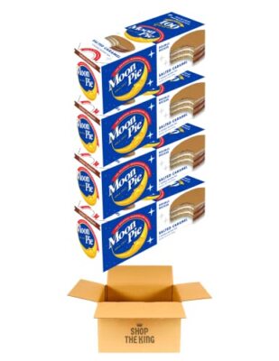 Moon Pies Bulk Double Decker Salted Caramel Flavor - 9 Count Per Box | Pack o...