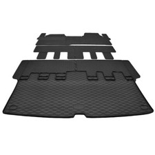 Gummifußmatten passend für Ford Tourneo Custom Komplett 9 Sitz+Kofferraum ab2024