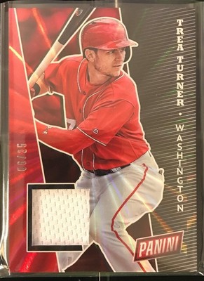 Trea Turner 2017 Panini The National Convention RAINBOW SPOKES Jersey #'d 6/25