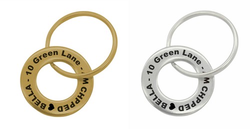 Personalised Pet Disc Dog ID Tag Washer Tags in Silver or Brass & Free Engraving - Picture 4 of 14