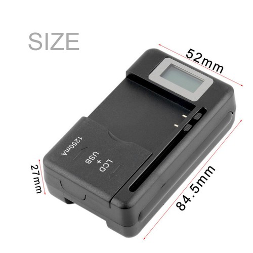LCD Universal Mobile Cell Phone Wall Travel Battery Charger with USB Port - Picture 12 of 22