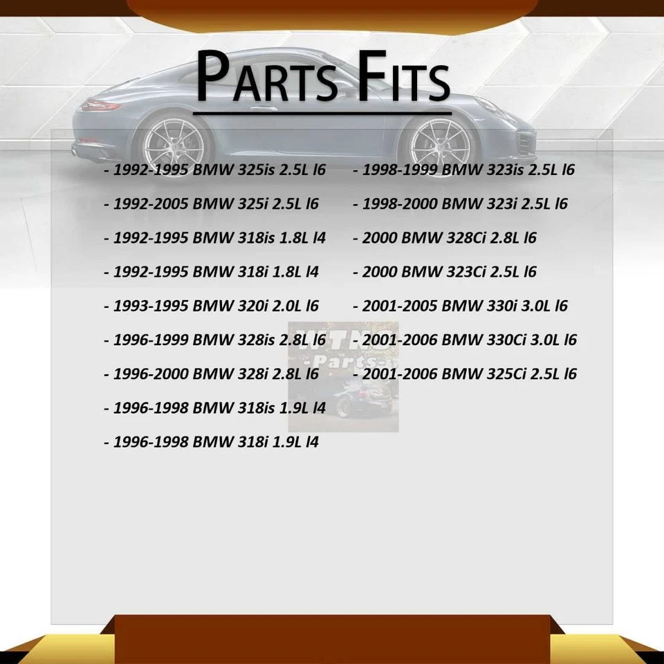 2 KYB Shocks Struts Rear Shock Absorber For BMW 320i 1993 1994 1995 - Image 2 of 4