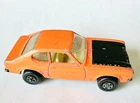 VINTAGE 1970 Matchbox Lesney Superfast #54 Ford Capri Orange Diecast Car